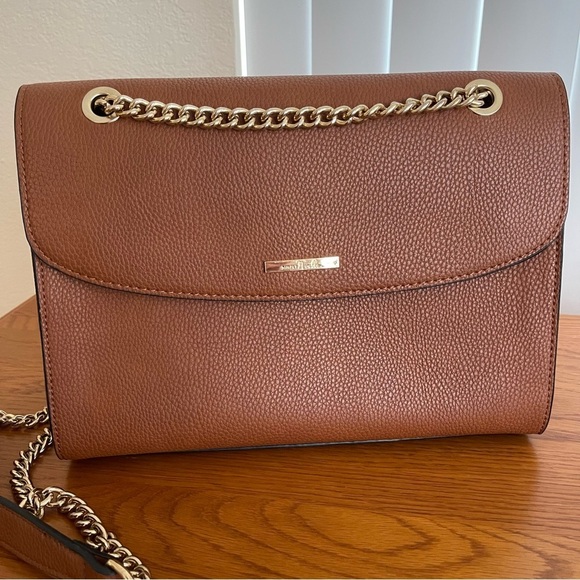 Simply Noelle Brown Faux Leather Shoulder/Crossbody Bag - Picture 3 of 16